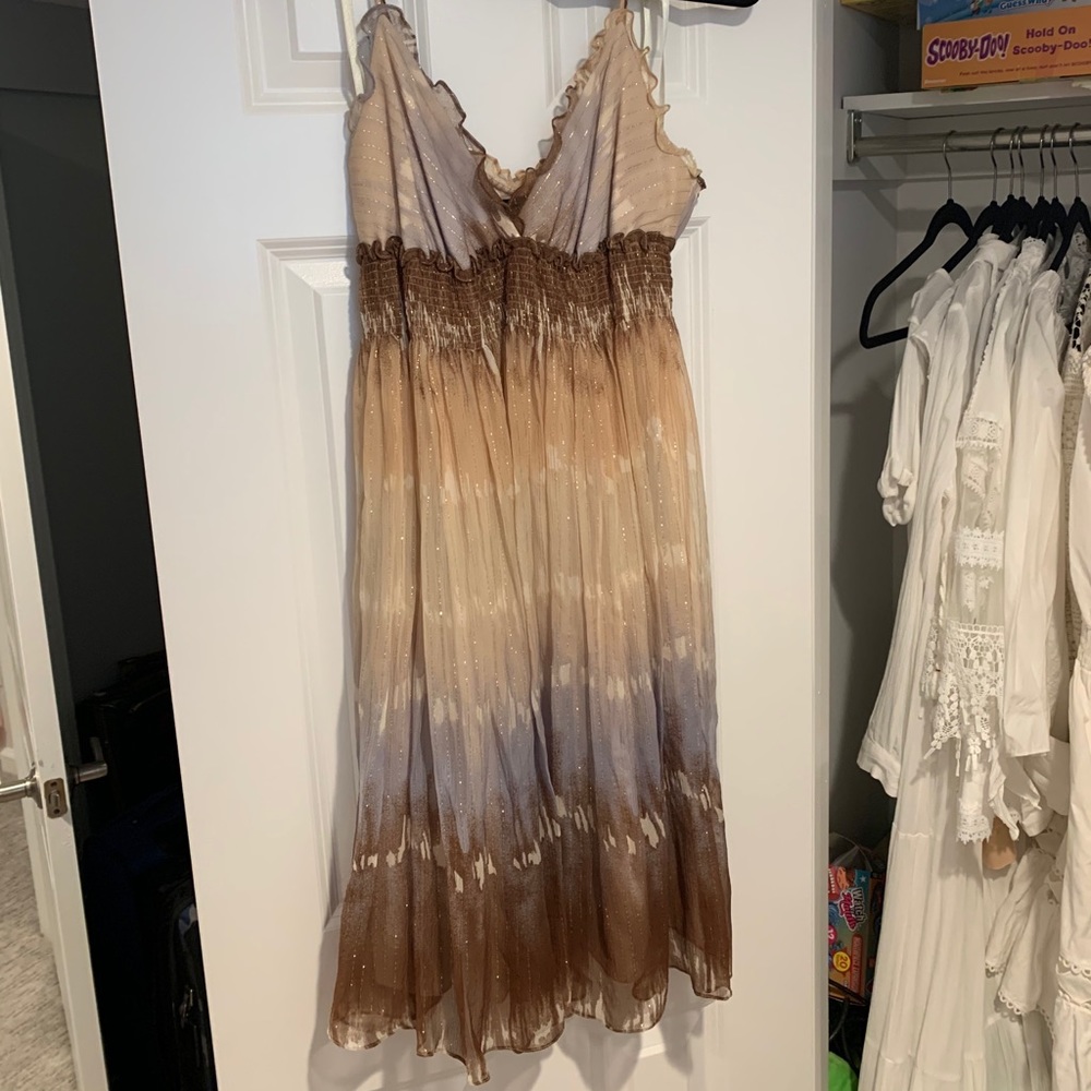 BCBG tie dye dress
